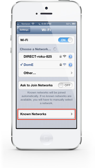 Узнать пароль wifi iphone